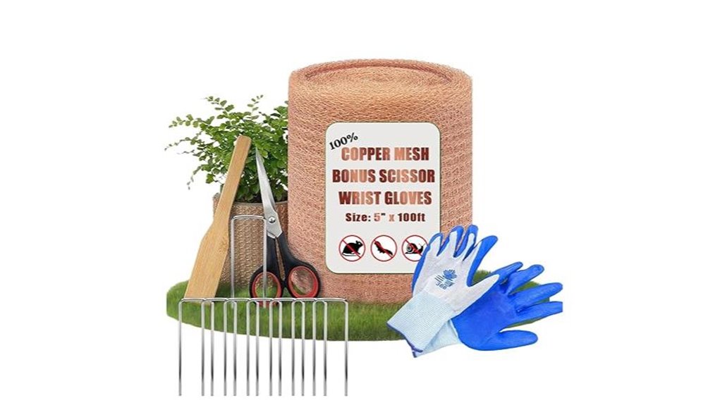 5 inch copper rodent mesh