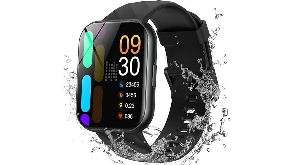 5atm waterproof fitness watch