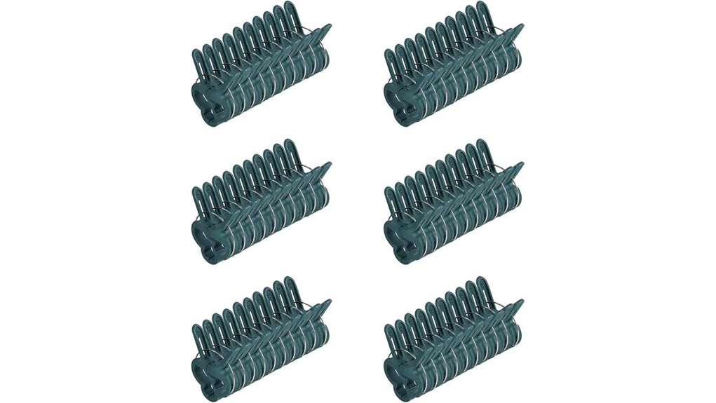 60 green tomatovine clips