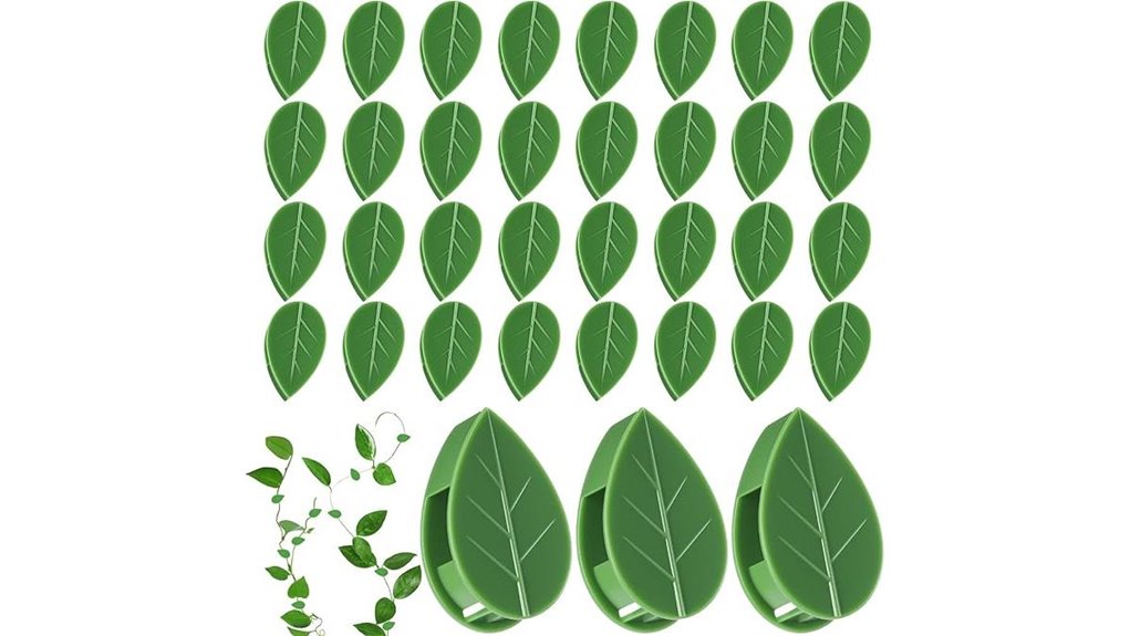 60 self adhesive vine clips