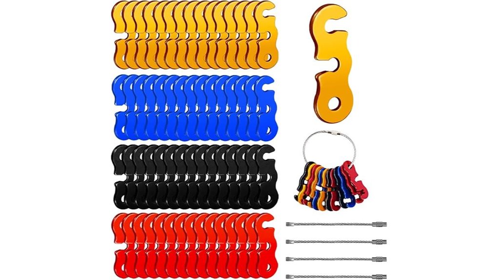 60pc aluminum four rope tensioner