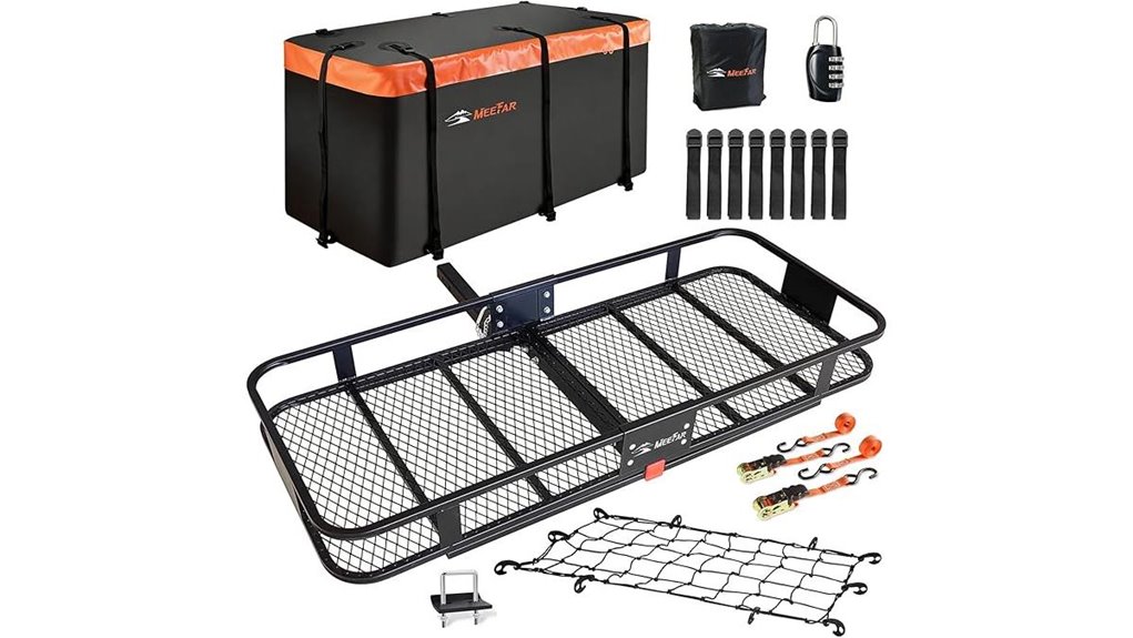 60x25x6 waterproof hitch basket