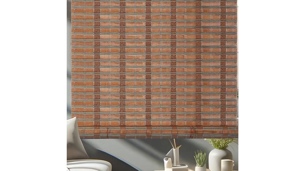 60x72 roman bamboo shades