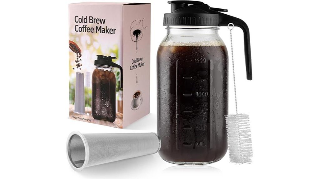 64oz glass mesh pitcher