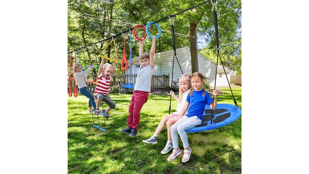 65ft kids ninja obstacle