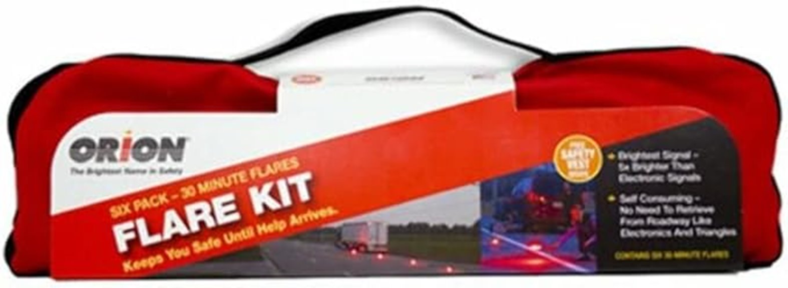 6 pack highway emergency flares