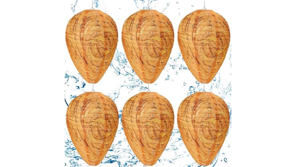 6 pack waterproof wasp decoy