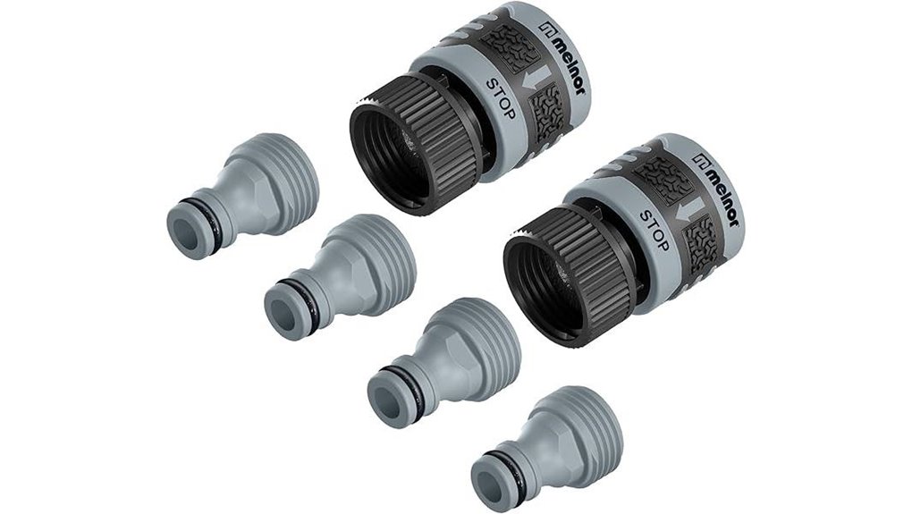 6 piece quick connect set