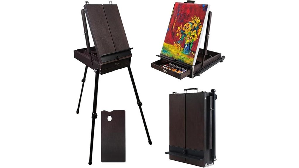 70inch folding easel drawer