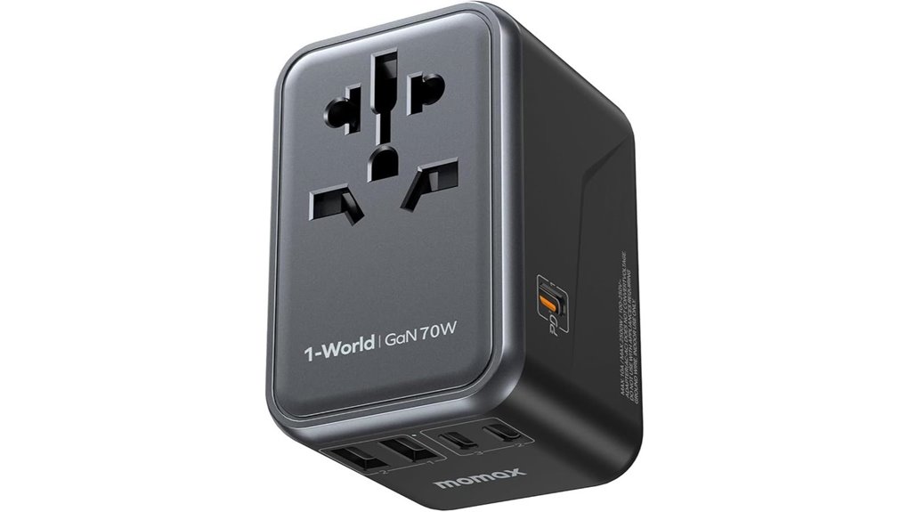70w 6 in 1 universal adapter