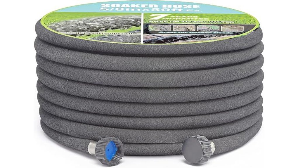 75 foot rubber garden soaker