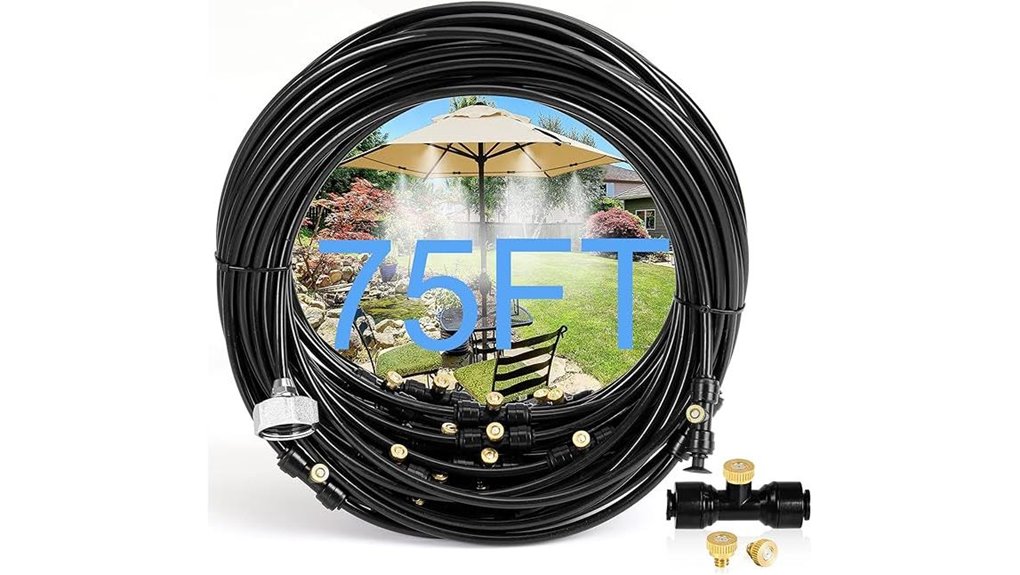 75 ft outdoor misting system