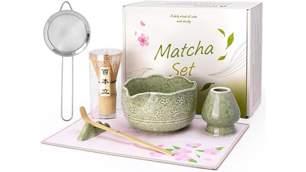 7 piece ceramic matcha kit