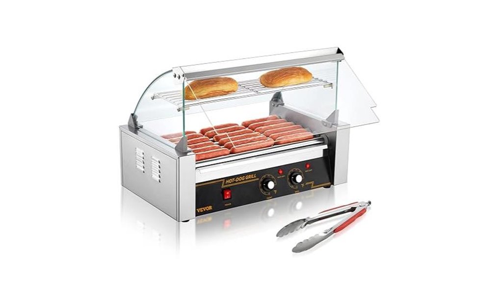 7 roller vevor hotdog cooker