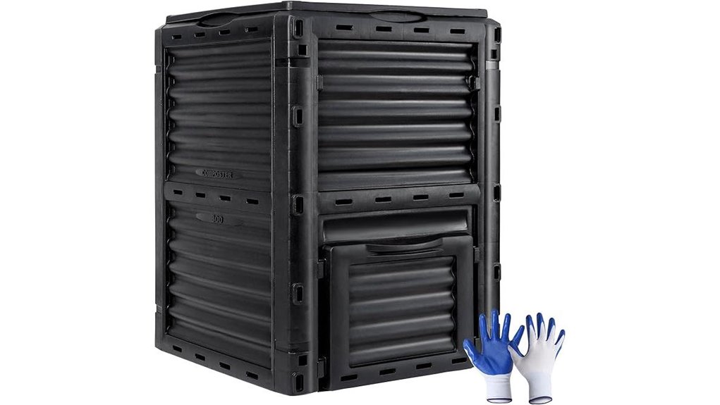 80 gallon black compost bin