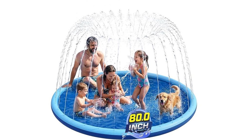 80 inch kid dog splash