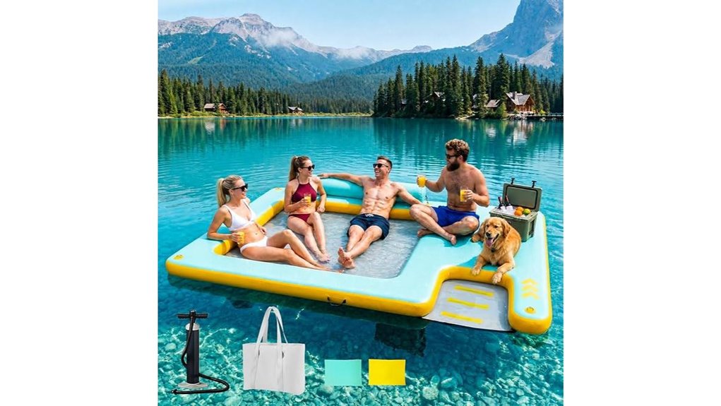 8 10 ft inflatable dock