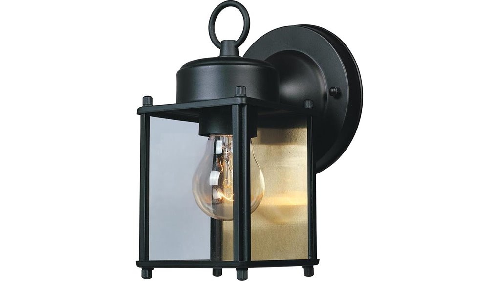 8 inch outdoor lantern sconce
