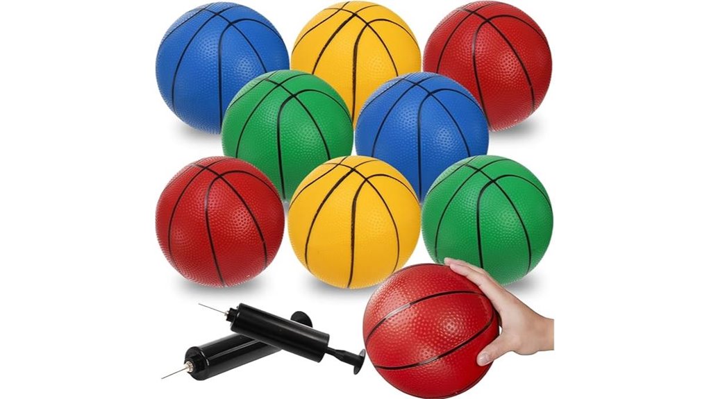 8 pack pool basketball pump