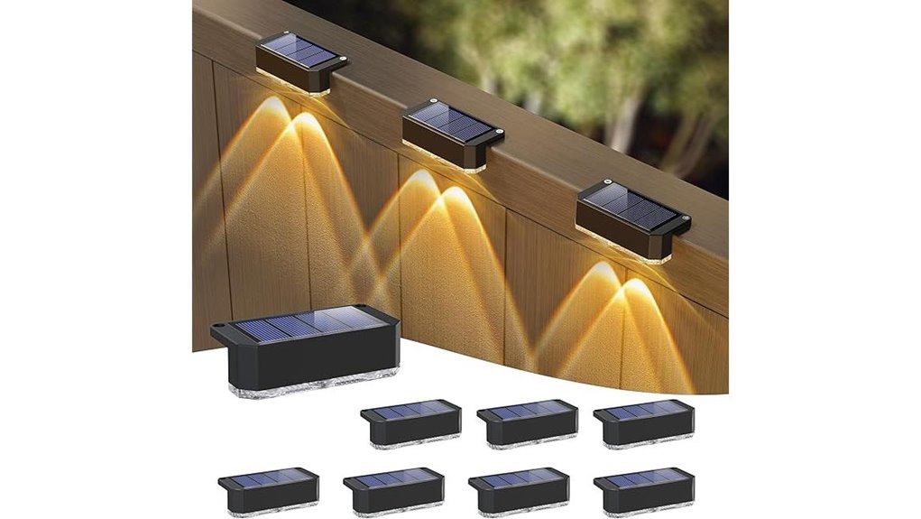 8 pack warm solar fence
