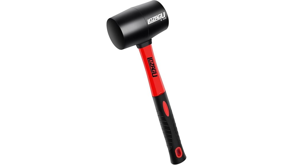 8oz rubber fiberglass mallet