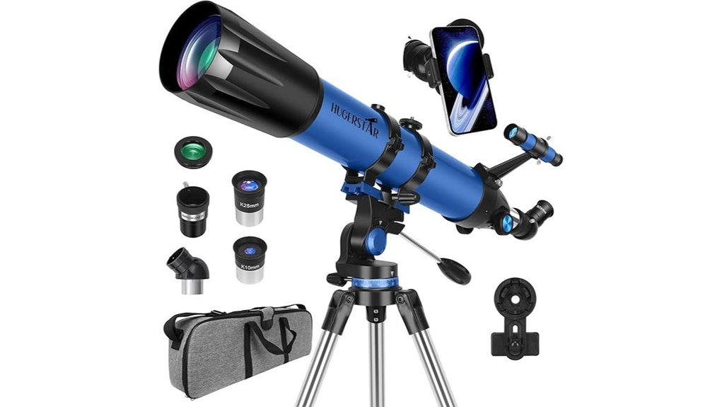 90mm refractor 800mm az