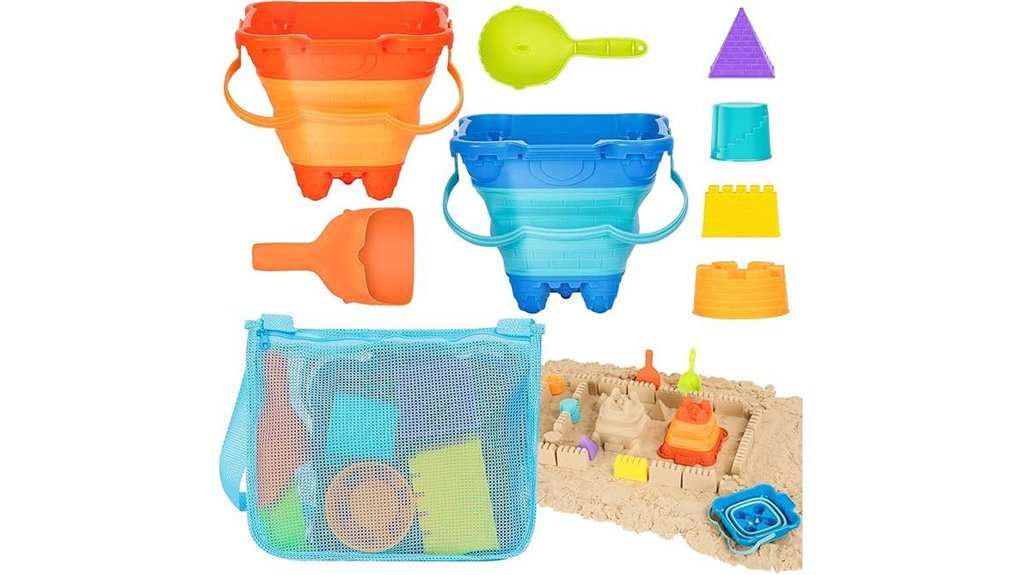 9 piece collapsible sandcastle set