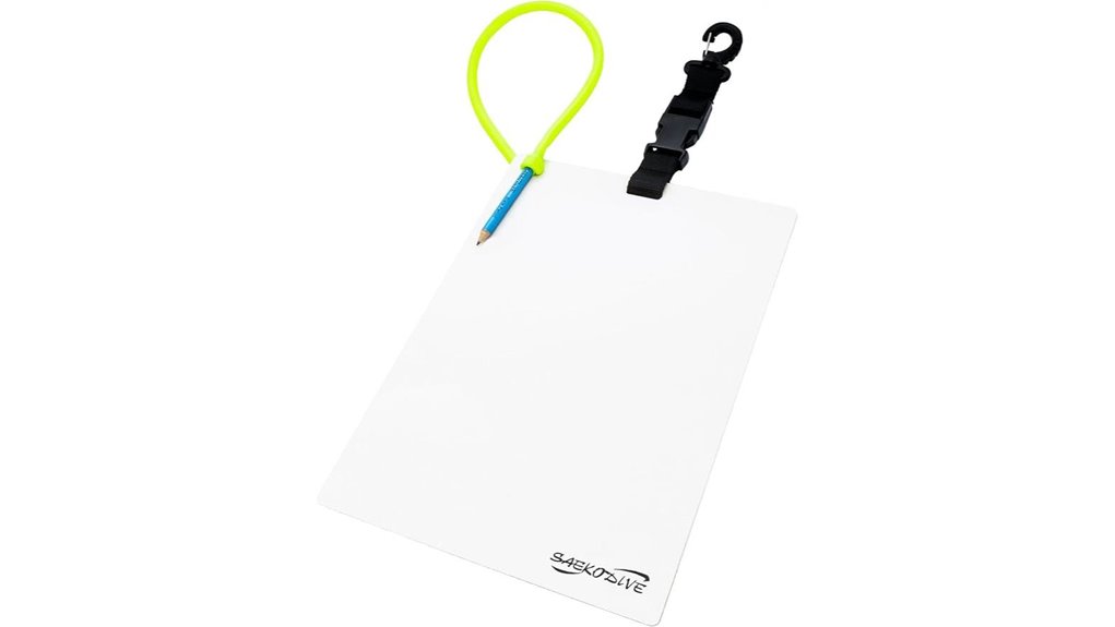 a4 diveslate pencil clip