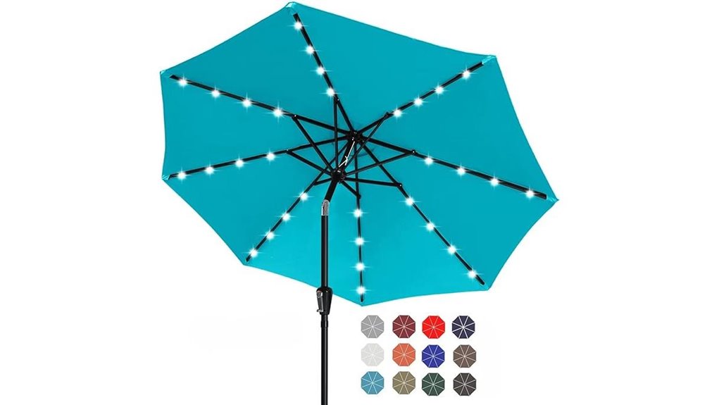abccanopy turquoise 32led 9ft
