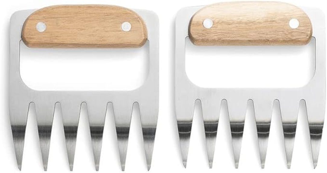 acacia stainless meat claws