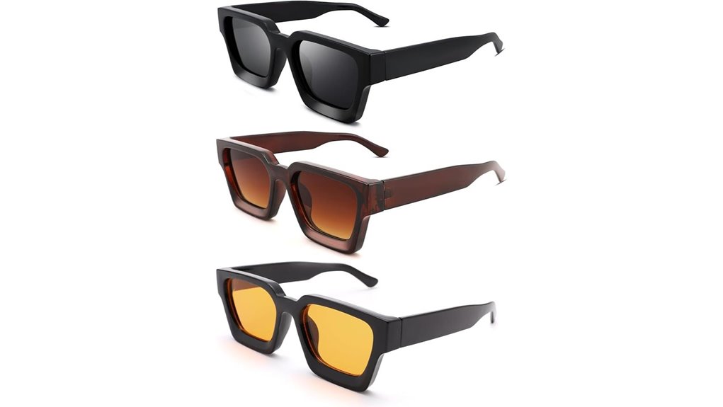 acme square thick sunglasses