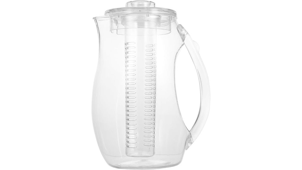 acrylic fruit infusing pitcher lid