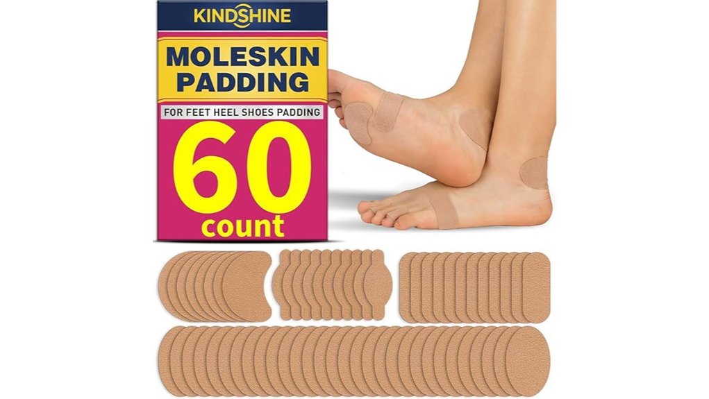 adhesive moleskin blister pads