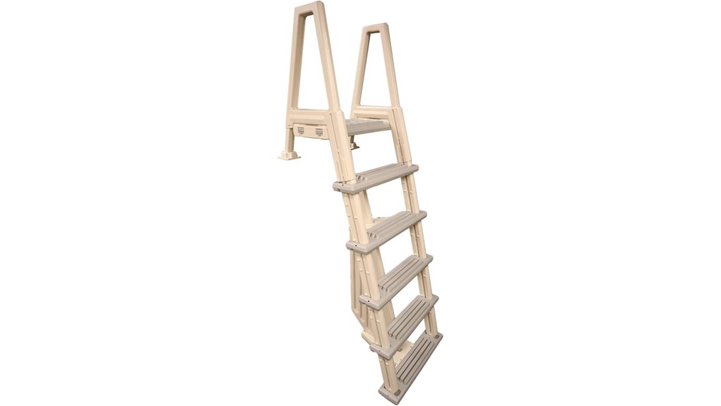 adjustable 42 56 pool ladder
