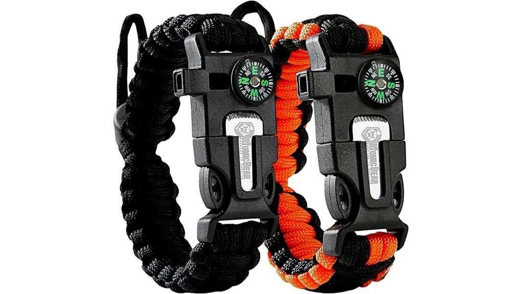 adjustable bear paracord firestarter