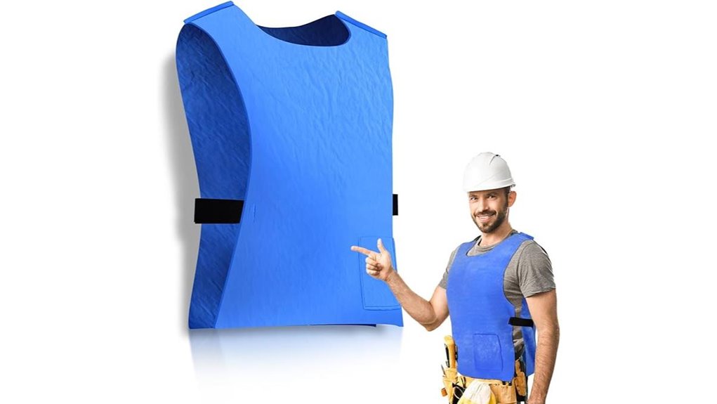 adjustable evaporative cooling vest