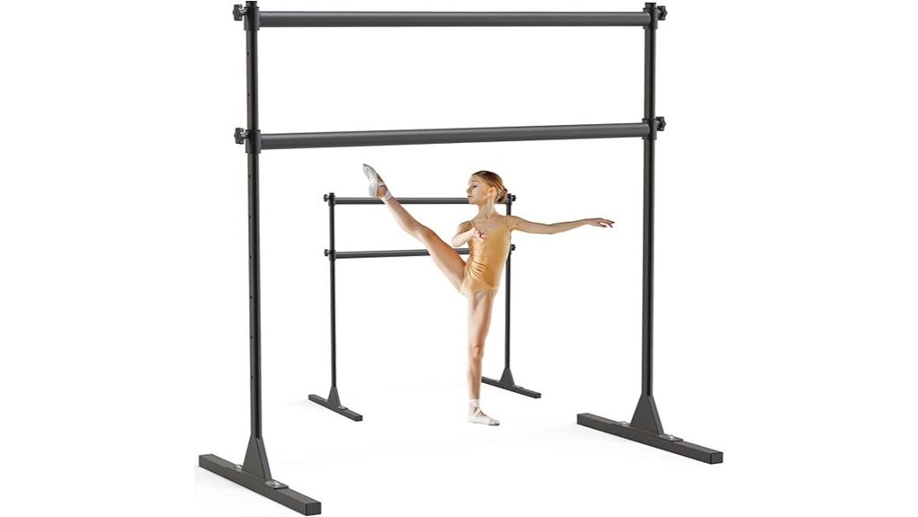 adjustable freestanding ballet barre