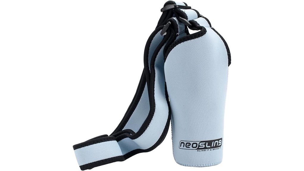 adjustable neoprene blue holder