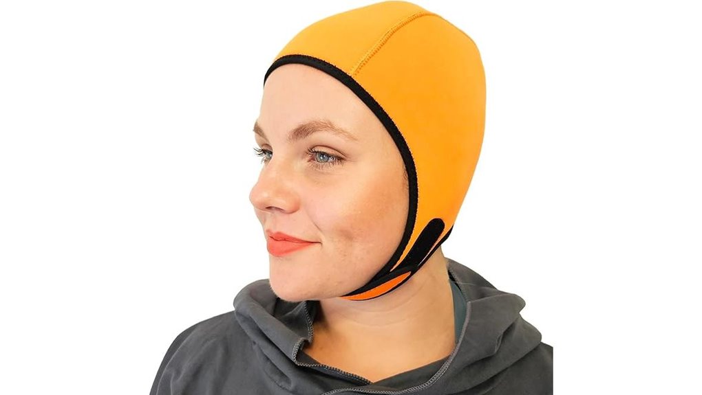 adjustable neoprene open water cap