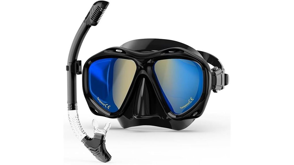 adult mirrored anti fog mask