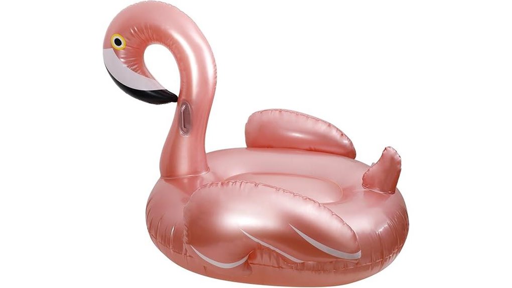 adult rose gold flamingo