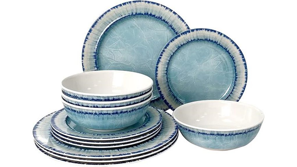 aels 12 piece light blue