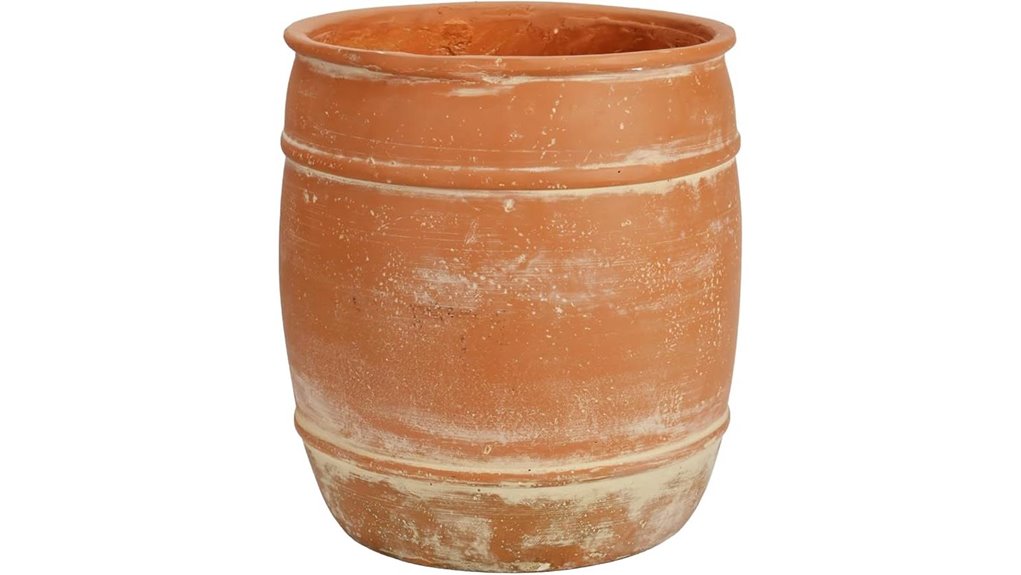 aged terracotta 11x9 5 planter