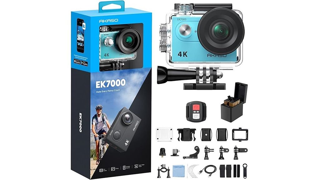 akaso 4k waterproof camera