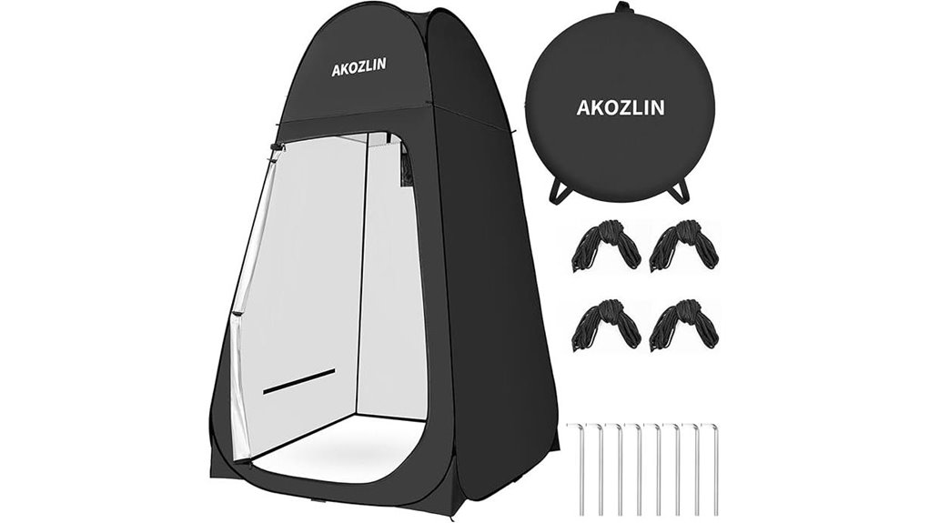 akozlin portable pop up shower