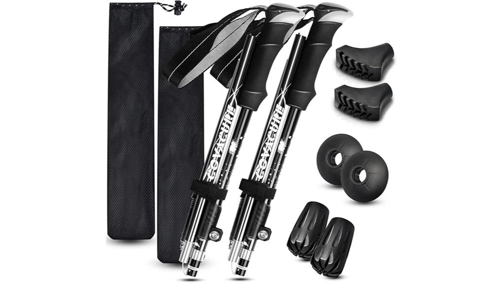 al7075 covacure collapsible trekking poles
