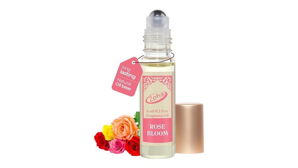 alcohol free rose perfume roll on