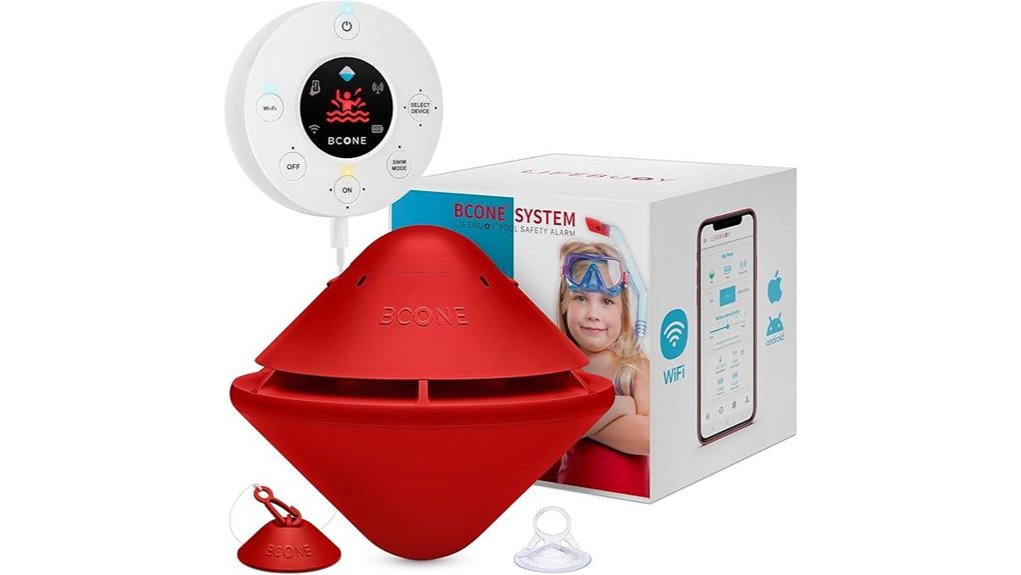 alexa enabled lifebuoy pool alarm