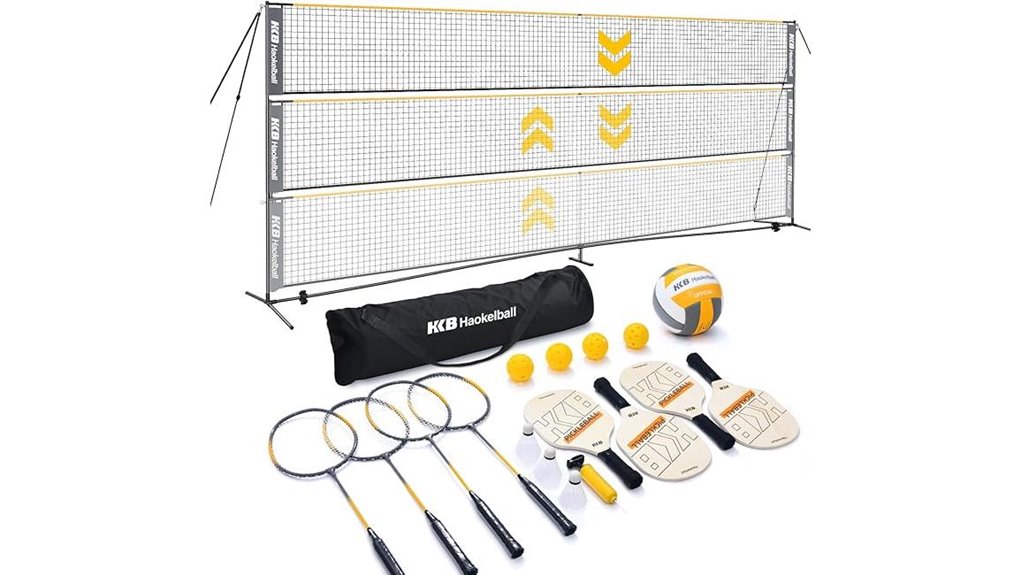 all in one 22ft portable net