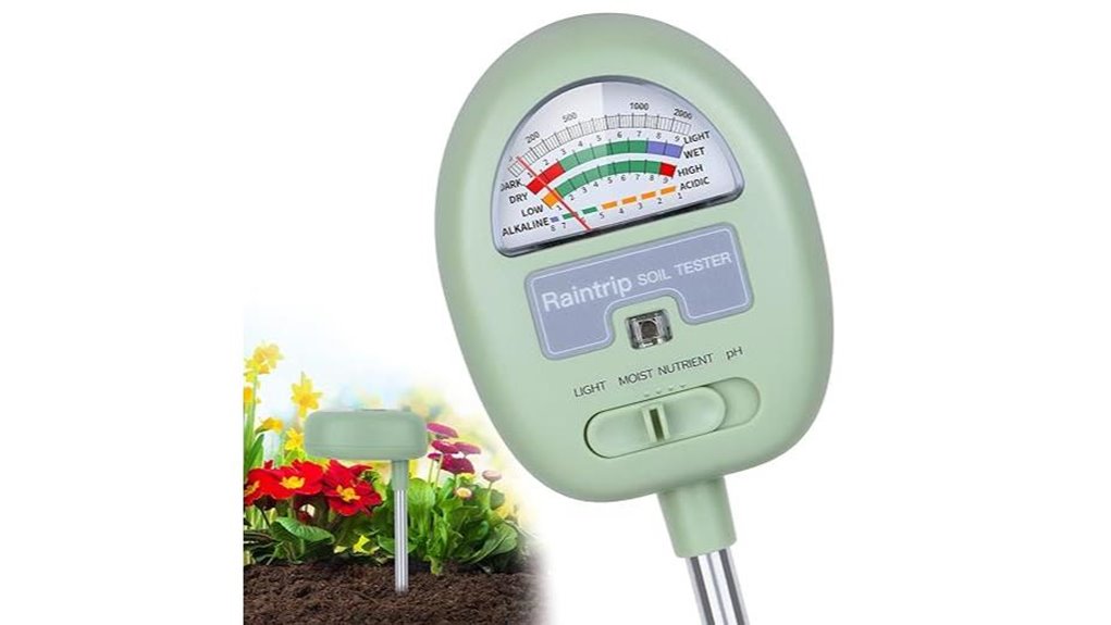 all in one soil moisture ph tester